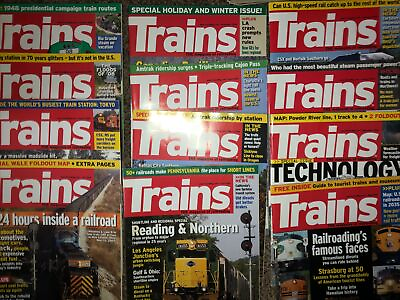 #ad Trains 2008 Magazine 12 Issues Magazines $99.99