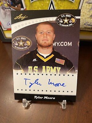 #ad TYLER MOORE 2011 US LEAF ALL AMERICAN ARMY GAME AUTO AUTOGRAPH NEBRASKA $4.99