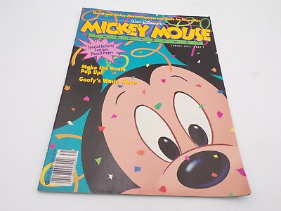 #ad Walt Disney#x27;s Mickey Mouse Magazine Spring 1993 Part I $6.99