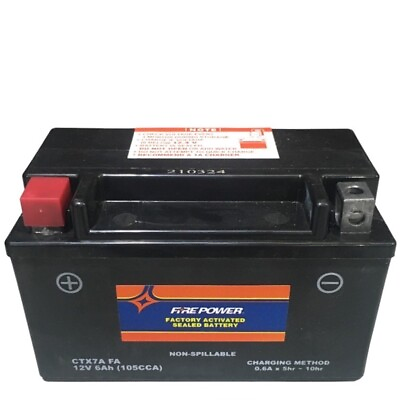 #ad Kandi Mini Fox 125 Mini Rover 125 GoKart Maintenance Free Battery CTX7A $49.99