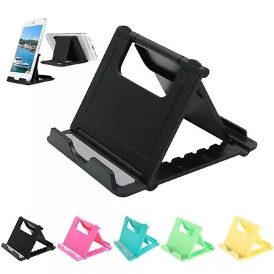 #ad New For Universal Foldable Cell Phone Tablet Desk Stand Holder Mount Cradle $2.99