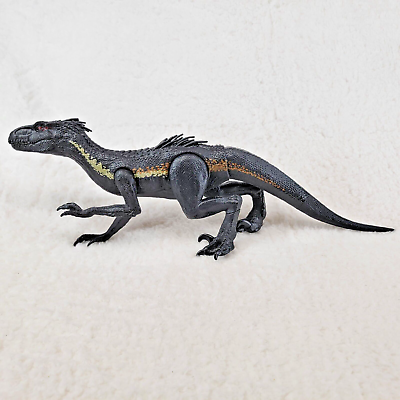 #ad Jurassic World Fallen Kingdom Indoraptor Mattel Black Gold Dinosaur Figure $11.97
