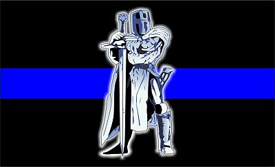 #ad Thin Blue Line Blue Standing Knight Thin Blue Line Decal Various Sizes $27.99