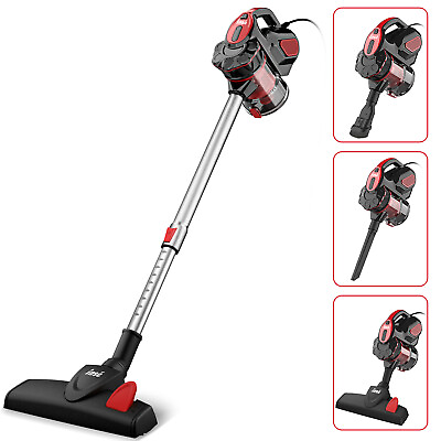 #ad INSE I5 18KPa Corded Handheld Stick Upright Vacuum Cleaner Red 1 Year Warranty $55.99
