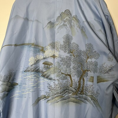 #ad Handmade Hand Painted Japanese Kimono Robe Size Fits Most See Description Boho $38.89