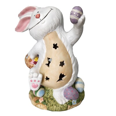 #ad Easter Bunny Rabbit Night Light Table Lamp 9quot; In Box JC Penny Home Collection $29.95