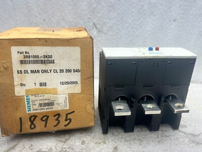 #ad 🔥Siemens 3RB1065 2KG0 Motor Control Overload Relay. FREE SHIPPING🇺🇲 $215.00