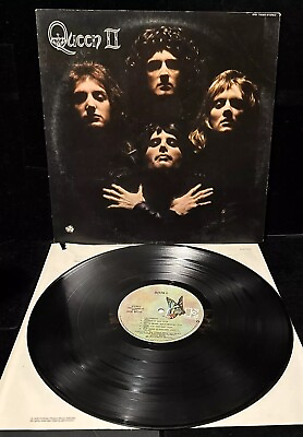 #ad 1974 QUEEN II EKS 75082 LP Vinyl Elektra Records Original Columbia Circle $19.00