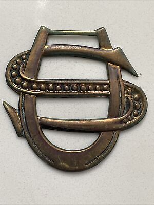 #ad Rare Antique United States US Horseshoe Company Figural Watch Fob Erie PA $130.37
