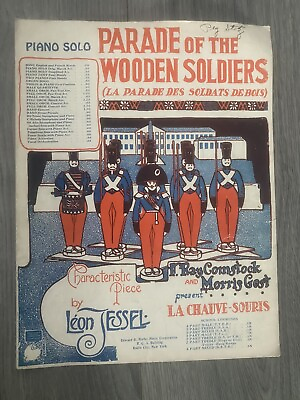 #ad Parade of the Wooden Soldiers Characteristic Piece 1932 Vintage Sheet Music $8.00