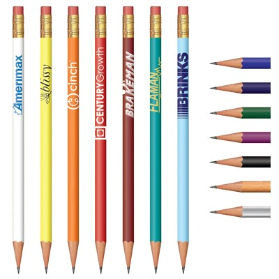 #ad Personalized Round Pencil #2 Pencil Printed with Your Logo 576 QTY $155.99