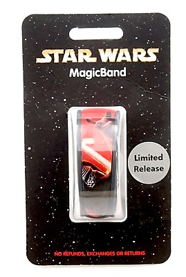 #ad NEW Disney Parks Star Wars The Force Awakens Kylo Ren MagicBand Magic Band $31.15