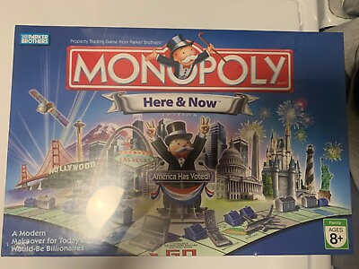 #ad Monopoly Here amp; Now Edition Parker Brothers 2006 Brand New Board Game $25.00