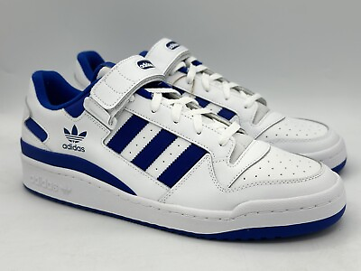 #ad adidas Forum Low White Royal Blue Sneakers 2021 FY7756 Men’s Size 11 $49.99
