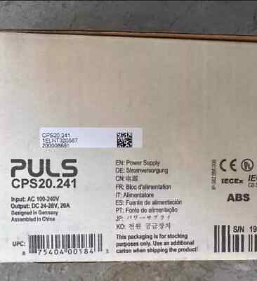 #ad New In Box PULS CPS20.241 Power Supplyer $241.00
