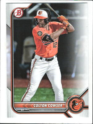 #ad #ad 2022 Bowman Draft Colton Cowser Prospects #BD 149 Orioles $1.35