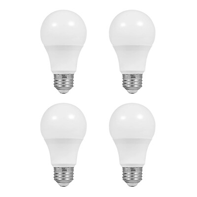 #ad LS 4 Pack 5000K Daylight LED Light Bulbs 9.5W 800LM E26 Base UL Listed $12.21
