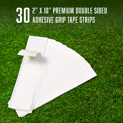 #ad 30 Golf Club Grip Tape Strips Double Sided 2quot;x 10quot; Premium Easy Peel Made in USA $12.99