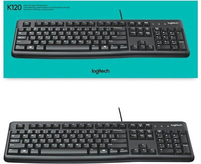 #ad Logitech K120 USB Keyboard for PC Black $49.99