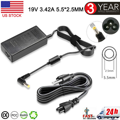 #ad 65W 19V AC Adapter Power Charger For Asus X551 X551M X551CA X551MA X551MA DS21Q $10.89