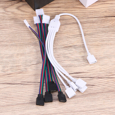 #ad 1 Set 10MM 4 in 1 LED Weld free Connection Line for Strip Lamp $8.82