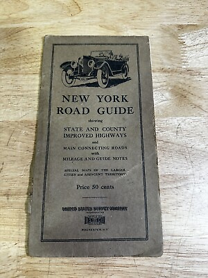 #ad Antique United States Survey Company “New York Road Guide” $99.99