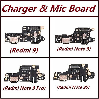 #ad OEM USB Dock Charging Port Mic Flex Board For MI Xiaomi Redmi 9 Note 9 9 Pro 9S $9.99