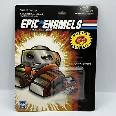 #ad Fuel#x27;s Enemy Dest Droid Grey Epic Enamels Pin Geek Fuel Sealed No. 007 $3.75