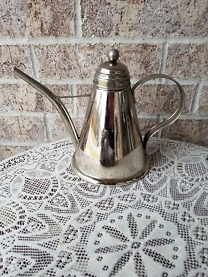 #ad Williams Sonoma Coffee Teapot “Grande Cuisine” Stainless Still Modern Portugal $24.99
