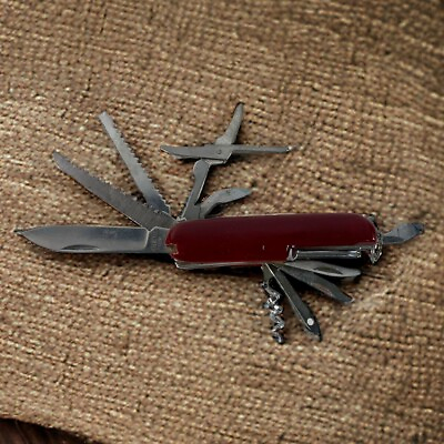 #ad Stainless Steel Multi Functional Folding Knife Multi Tool Army Pocket Size 4” in $7.49