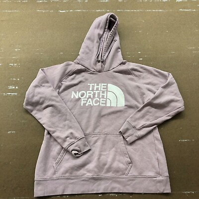 #ad The North Face Solid Pink Pullover Print Graphic Hoodie Regular Fit Woman Size L $23.00