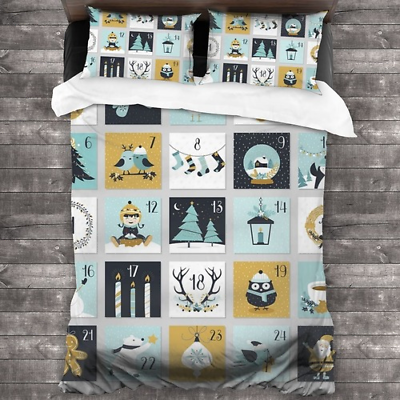 #ad Bedding set with blanket and duvet 3 pieces bedding set with blanket pillowcases $260.87