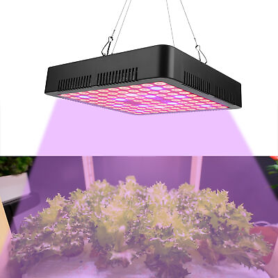 #ad 300W 100LED Chips Grow Lamp Full Spectrum Plant LED Panel Growing Lights $45.66