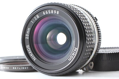 #ad CLA#x27;d ; Almost MINT Nikon Ai s 28mm f 2.8 Wide Angle AIS MF Lens from Japan $184.98