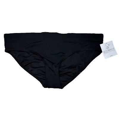 #ad New Eco Beach Women Black Swimsuit Bottoms Size XL $14.99