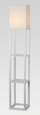#ad Threshold Better Shelf Floor Lamp White 62.5quot; H x 10.25quot; W x 10.25quot; D $44.95