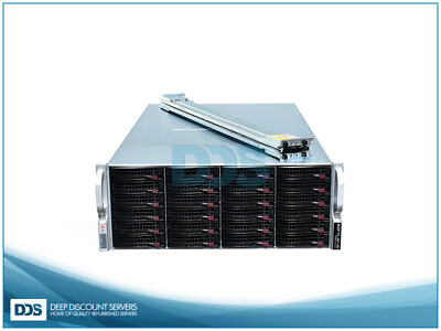 #ad Supermicro 4U 36 Bay Storage Server 2.2Ghz 16 C 128GB 1x1280W Rails TrueNAS ZFS $725.06