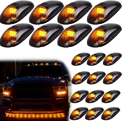 #ad NEW Wireless Solar Powered Cab Lights for Truck Solar Cab Lights $35.99
