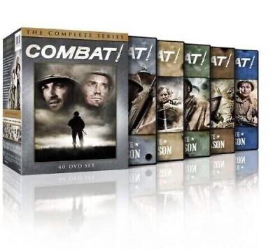 #ad COMBAT THE COMPLETE SERIES SEASONS 1 5 DVD 2013 40 Disc Set $57.98