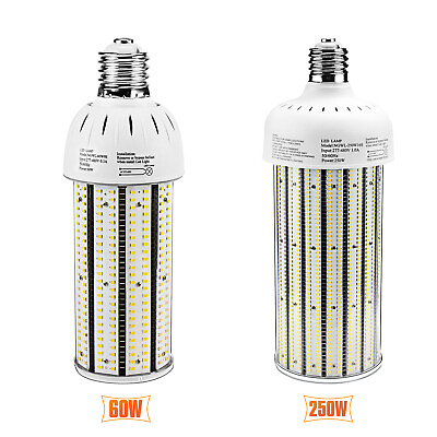 #ad 480V 60W 80W 100W 120W 160W 200W 250W LED Corn Light Bulbs Industrial Lighting $49.52