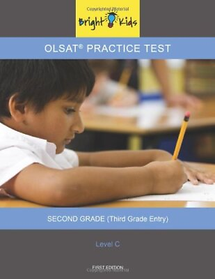 #ad OLSAT PRACTICE TEST LEVEL C 3RD GRADE ENTRY By Bright Kids Nyc $75.95