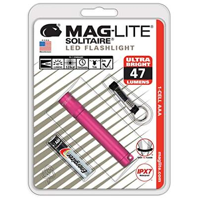 #ad Solitaire LED 1 Cell AAA Flashlight Hot Pink $22.58