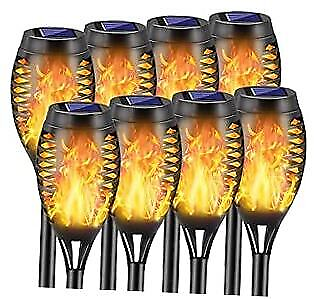 #ad Solar Torch Lights Outdoor 8 Pack Solar Torch Lights with 12LED 8P Yellow $44.42