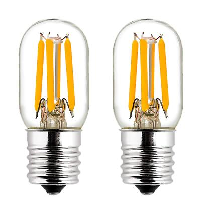 #ad LiteHistory E17 led Bulb ETL 25w Appliance t7 led Bulb 250lm 2700K 2w Microwa... $19.41