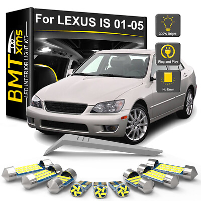 #ad 15x Interior LED Light Bulb White Trunk For Lexus IS300 2001 2005 2016 2023 $15.98