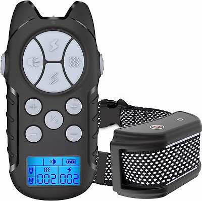 #ad Dog Training Collar 4 Modes Dog Shock Collar with 2600Ft Remote IP67 Waterproo $17.95