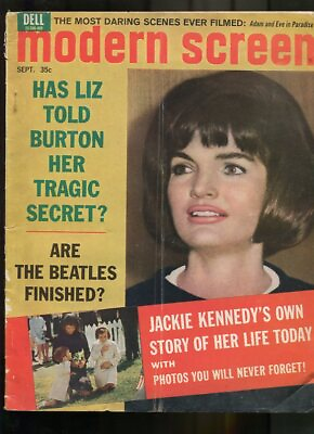 #ad MAG: MODERN SCREEN 1964 SEPTEMBER ROLLING STONES THE BEATLES JUDY GARLAND $49.00