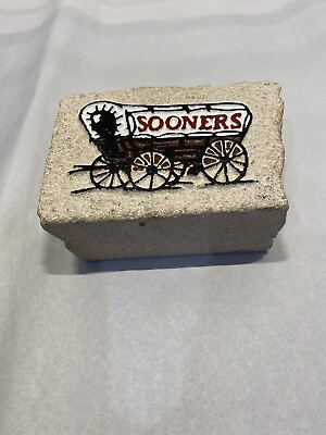 #ad Oklahoma Sooners Small Desk Stone $25.00
