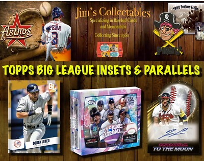 #ad 2024 TOPPS BIG LEAGUE INSERTS amp; PARALELLS $1.15