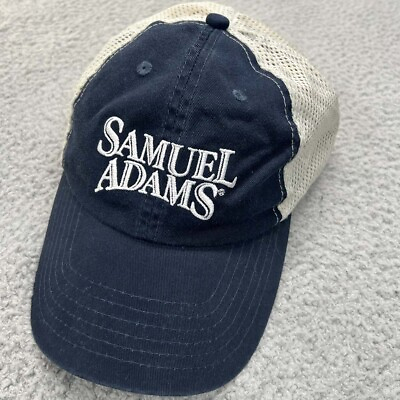 #ad Samual Adams Hat Mens Adjustable Baseball Cap Beer Drinking Boston History $11.94